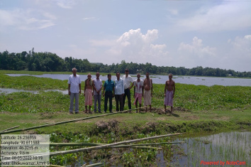 Bhakowamari Amrit Sarovar, Pasania