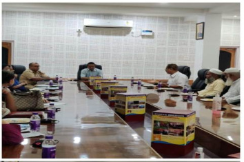 A meeting was held on 2nd July,2022 which was chaired by Sri Nabadeep Pathak, DC,Bongaigaon in the conference hall to discuss various matters in connection with celebration of Eid-Uz-Zuha.The meeting was attended by Sri Swapnanil Deka, SP,Bongaigaon and Sri Partha Sarathi Jahari, ADC & SDO(C) i/c,North Salmara and Circle Officers and religious persons of Mohmmedan Community of Bongaigaon.