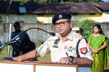 March Past of Bongaigaon Police on the ocassion of 400th Birth Anniversary of Bir Lachit  Barphukan