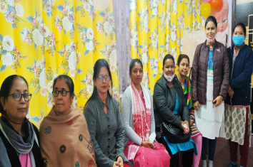 Inauguration of breast feeding room(PAKHILA) at DC Office